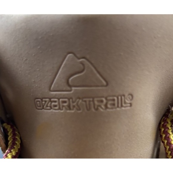 Ozark Trail Men's Size 7 M Brown Leather Lace Up Troy 8" Boots Hiking Work - Picture 3 of 7